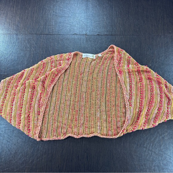 Anthropologie Charlie & Robin Leahi Beaded Shrug S/M - Picture 2 of 10